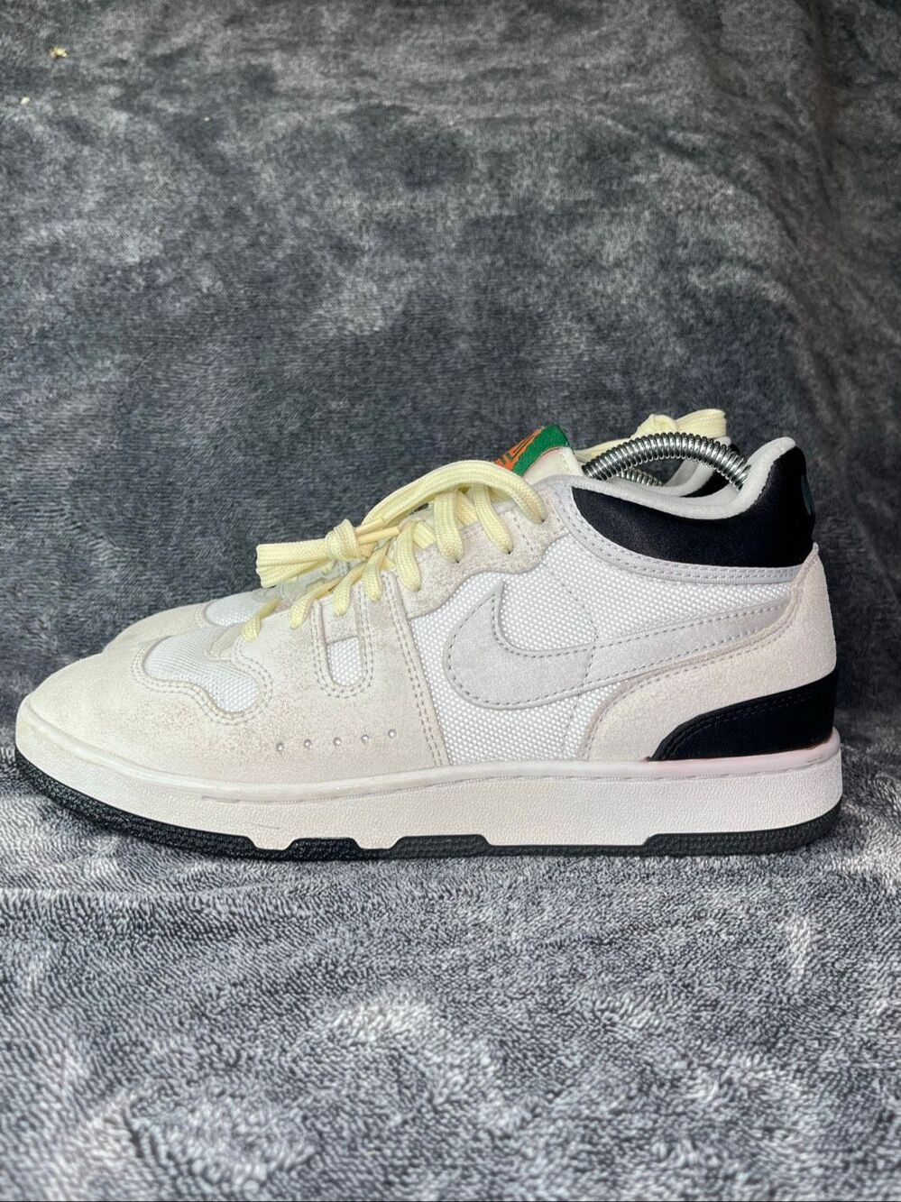 Social Status x Nike Mac Attack Summit White Mens Size 9 DZ4636-100 Black Suede